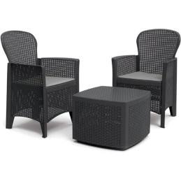SET TREE ANTRACITE C/CUSCINI