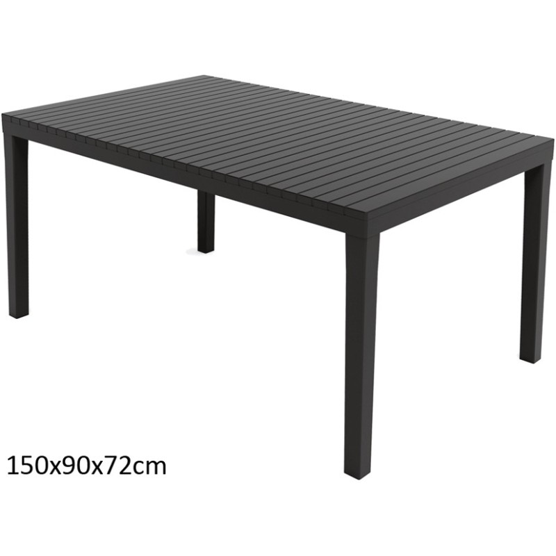 TAVOLO PALAU ANTRACITE 150x90 TAVOLO PALAU ANTRACITE 150x90