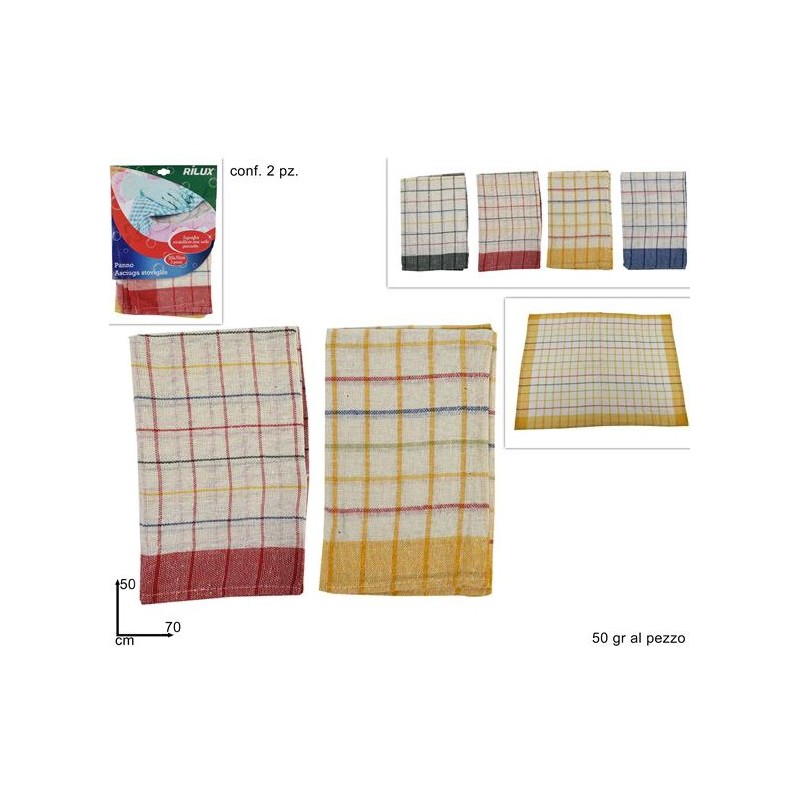 PANNI PER STOVIGLIE 50x70 2PZ