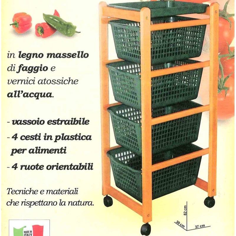 CARRELLO LEG MAURO 4 CAS.FORAT CARRELLO LEG MAURO 4 CAS.FORAT