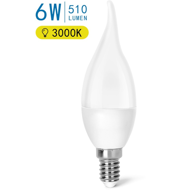 LAMPADINA FILAM. E14 6W 3000K LAMPADINA FILAM. E14 6W 3000K