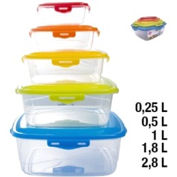 SET 5 CONTENITORI LONDON HEGA