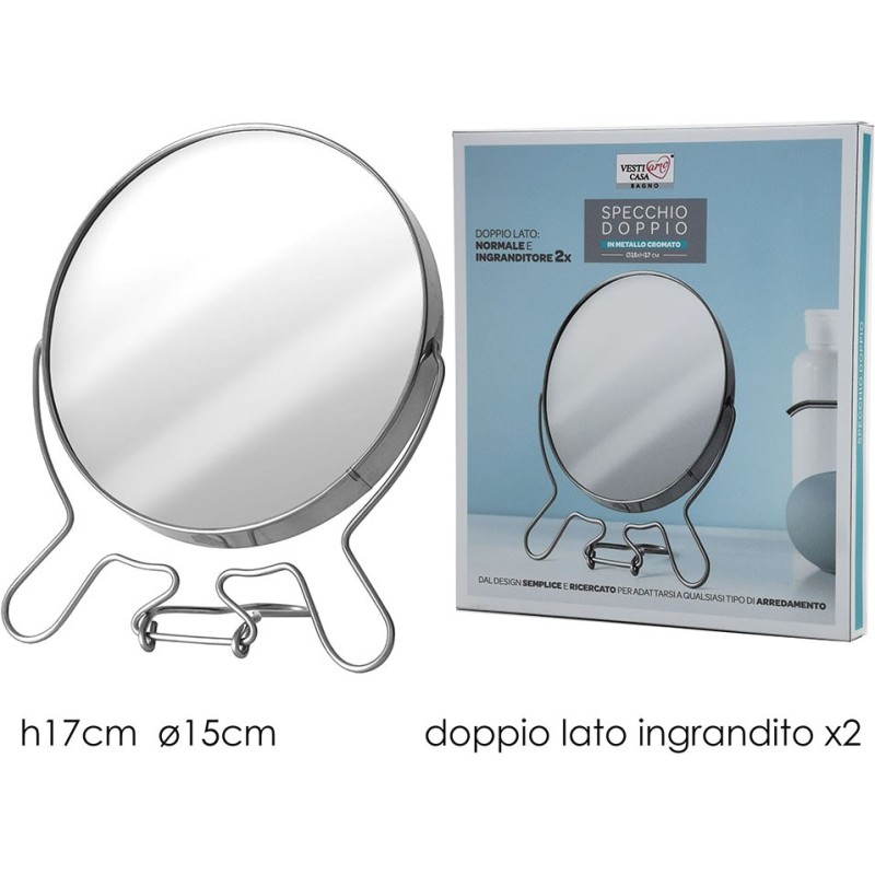SPECCHIO TONDO GIREV. D15xH17 SPECCHIO TONDO GIREV. D15xH17