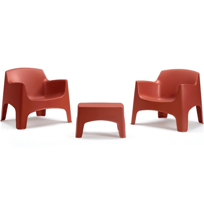 SET IBIZA TERRACE BRICK RED