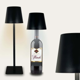 LAMPADA SCOMPONIBILE NERO