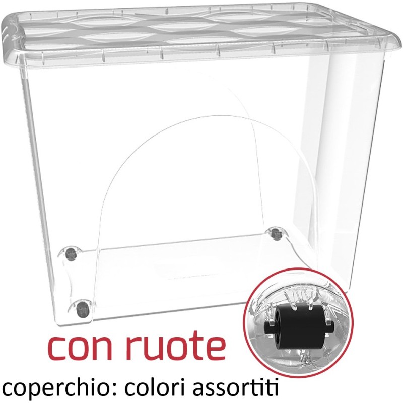 STORAGE BOX DUNE 80L TRASP.C/R STORAGE BOX DUNE 80L TRASP.C/R