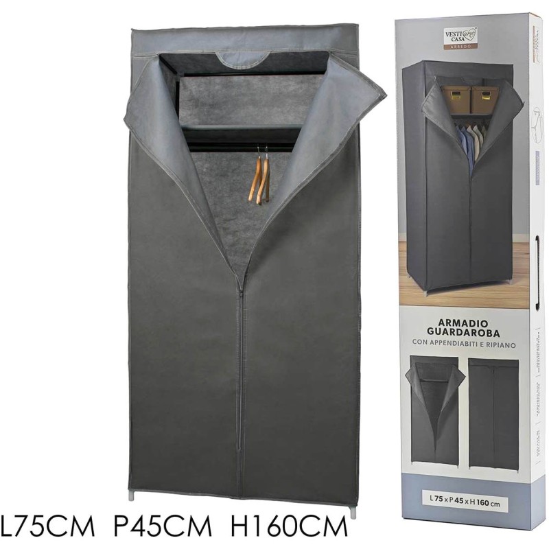 ARMADIO TNT 75x45x160 GRIGIO ARMADIO TNT 75x45x160 GRIGIO