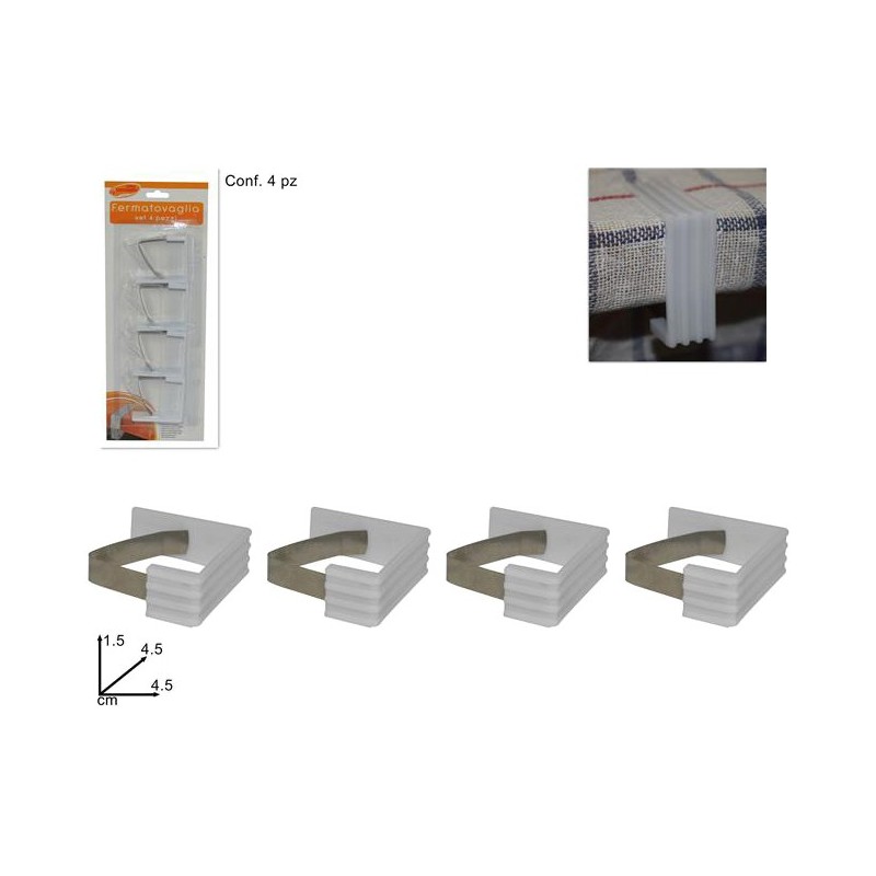 FERMATOVAGLIA FERRO 4pz. FERMATOVAGLIA FERRO 4pz.