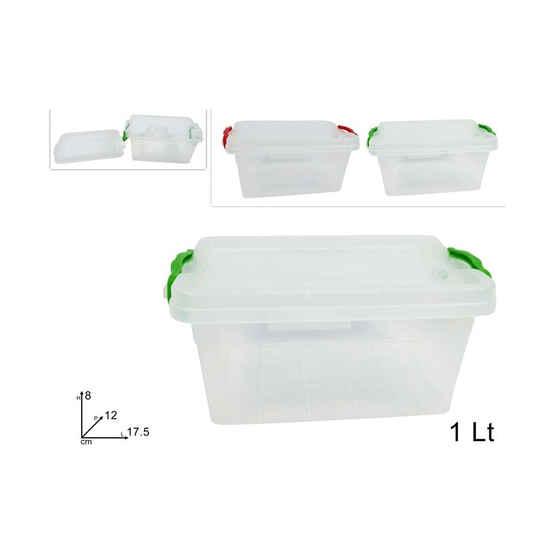 CONTENITORE RETT. 1L C/COP. CONTENITORE RETT. 1L C/COP.