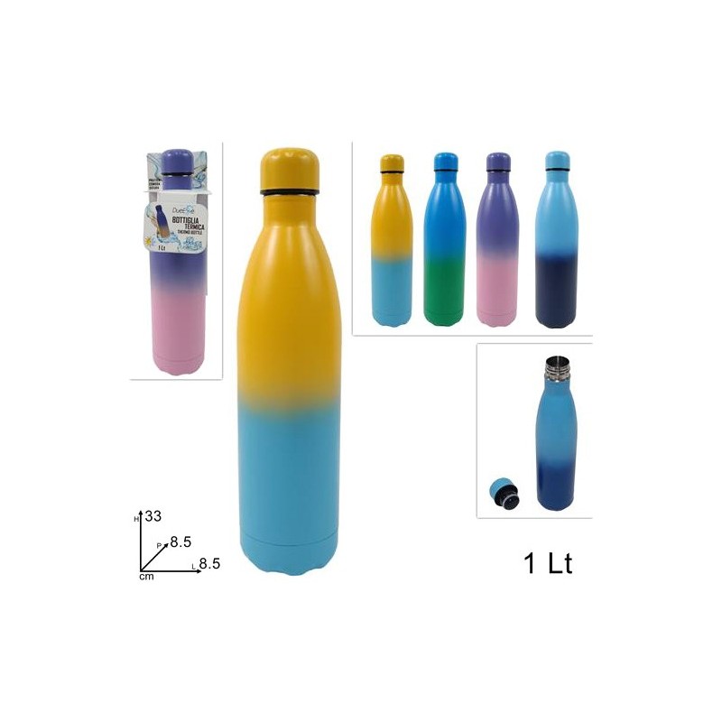 BOTTIGLIA TERMICA 1000ML BICOL