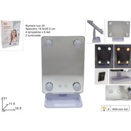 SPECCHIO LUMINOSO 18x25 REGOL