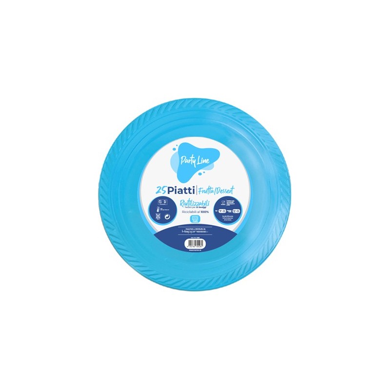 PIATTI PLAST.FRUTTA CELES.25PZ PIATTI PLAST.FRUTTA CELES.25PZ