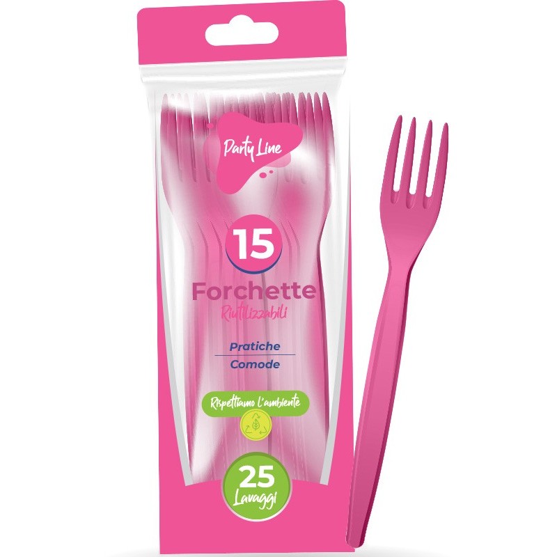 FORCHETTE PP RIUTILIZ.15PZ FUC FORCHETTE PP RIUTILIZ.15PZ FUC
