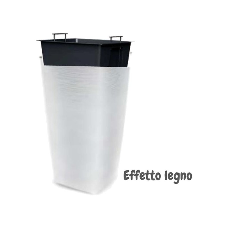 VASO GLAMOUR 30x30x57 BIANCO VASO GLAMOUR 30x30x57 BIANCO