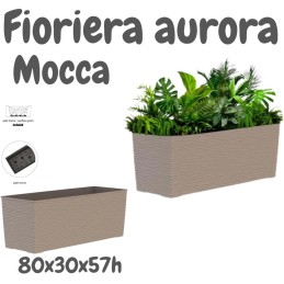 FIORIERA AURORA 80x30x57 MOCCA