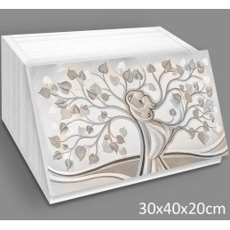 P/PANE WHITE GISON 30x40 ALBER