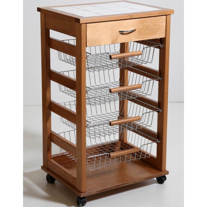 CARRELLO C/CASSETTO ROVERE CARRELLO C/CASSETTO ROVERE