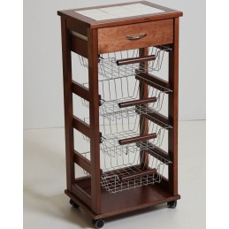 CARRELLO SALVASPAZIO NOCE