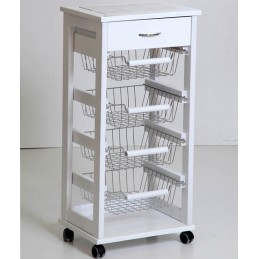 CARRELLO SALVASPAZIO BIANCO