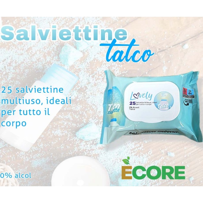 SALVIETTINE 25 PZ. TALCO