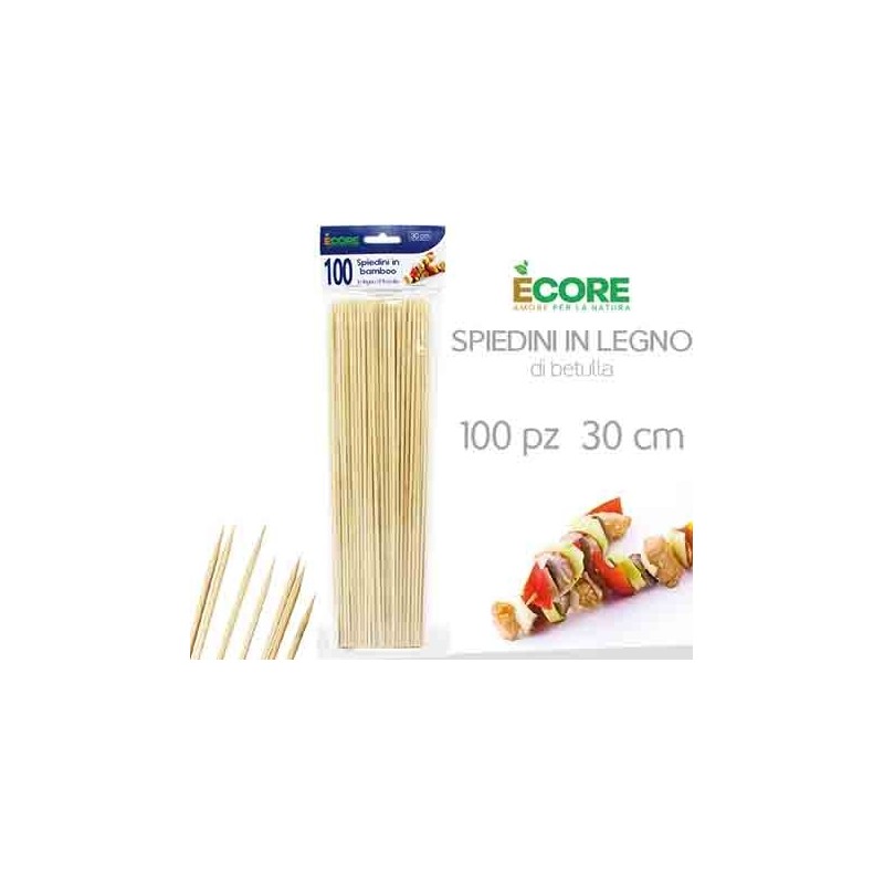 SPIEDINI BAMBOO 100PZ. 30cm
