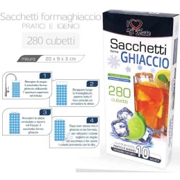 SACCHETTI GHIACCIO 280 CUBETTI
