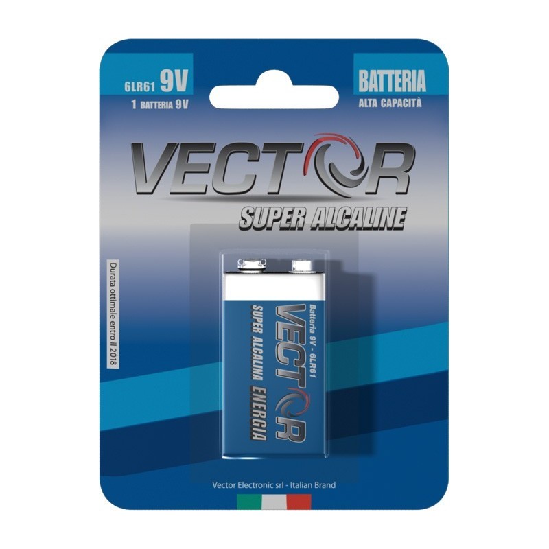 PILA SUPER ALC.9 VOLT 1PZ VECT