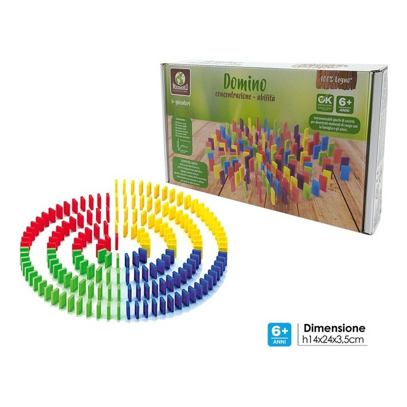 GIOCO DOMINO LEGNO 120PZ