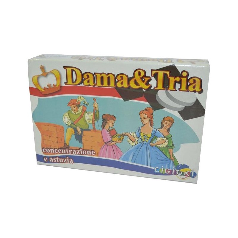 GIOCO DAMA E TRIA 08511