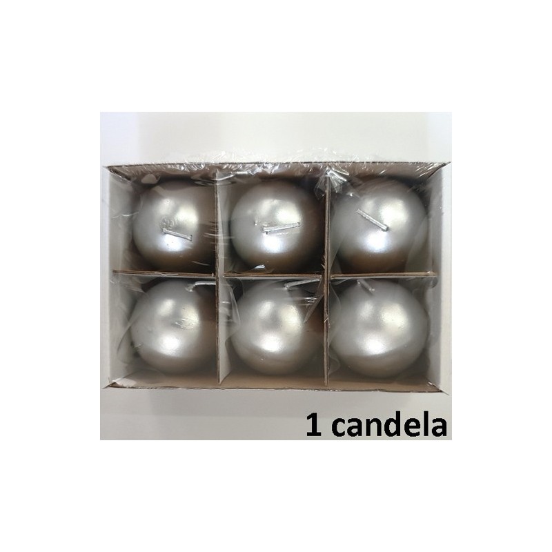 CANDELA SFERICA D45 ARGENTO