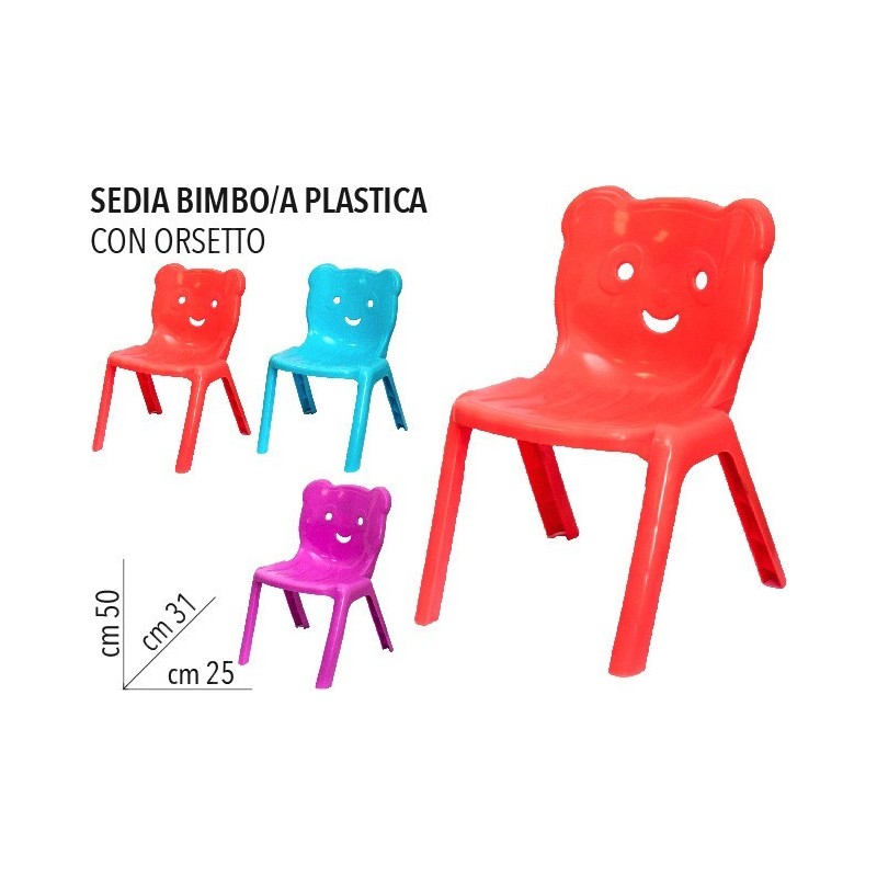 SEDIA BIMBO/A 01471 PLAST. CRT