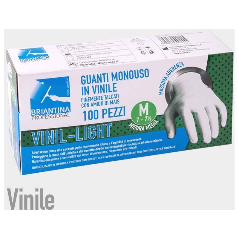 GUANTI VINIL-LIGHT 100PZ MEDIA