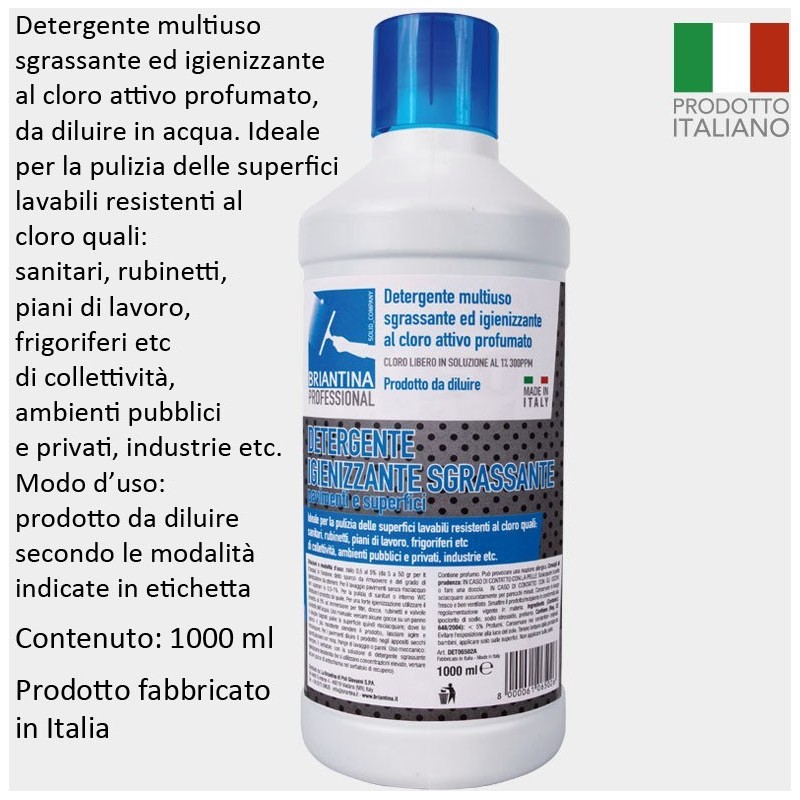 DETERGENTE PAVIMENTI BRIANTINA