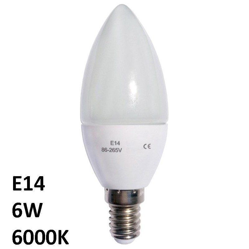 LAMPAD.LED E14 6W BIANC.AM1462