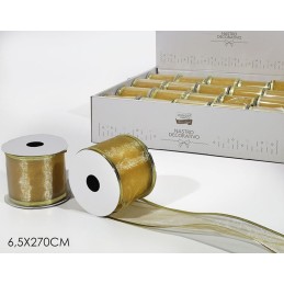 ROTOLO NASTRO 6cm ORO GT