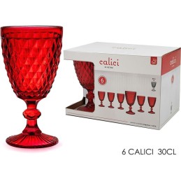 SET 6 CALICI IMPERIALE ROSSI