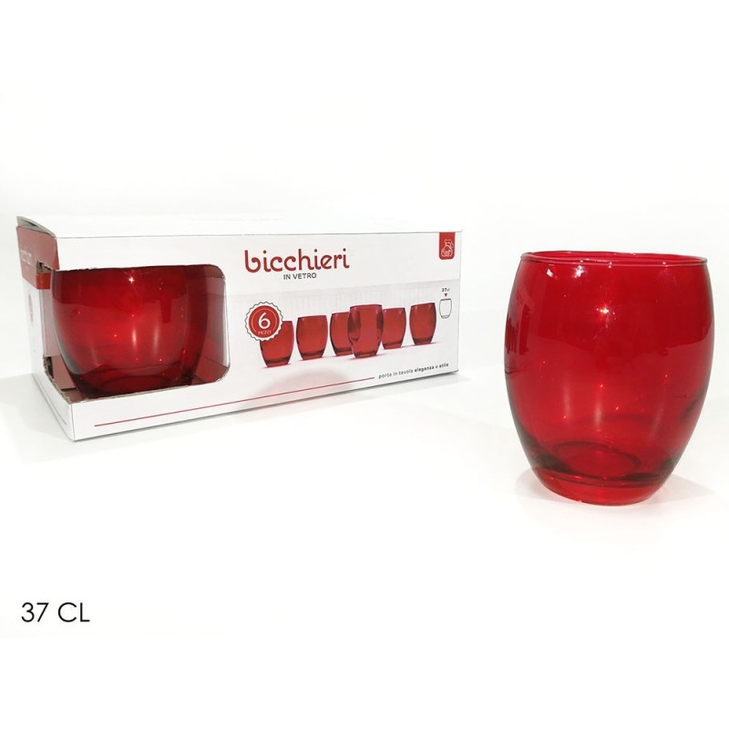 SET 6 BICCHIERI 37CL GT