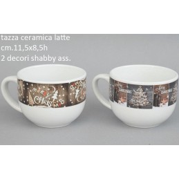 TAZZA LATTE DECORI SHABBY