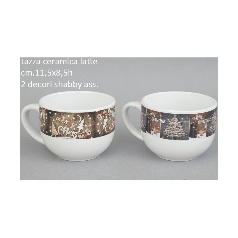 TAZZA LATTE DECORI SHABBY