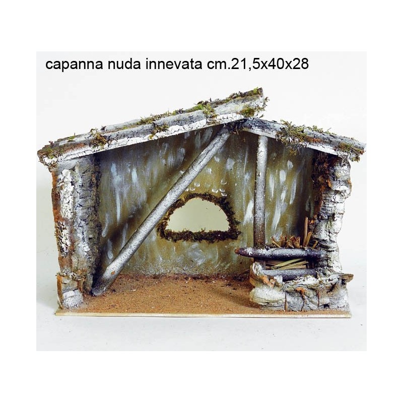 CAPANNA NUDA INNEVATA 40x28