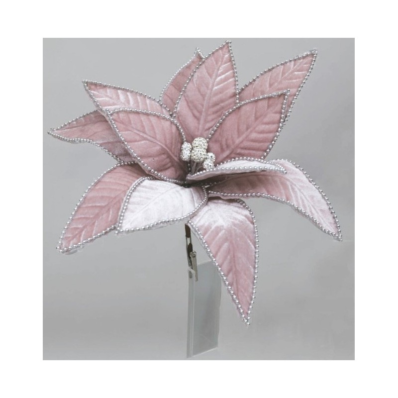 STELLA DI NATALE 30cm ROSA