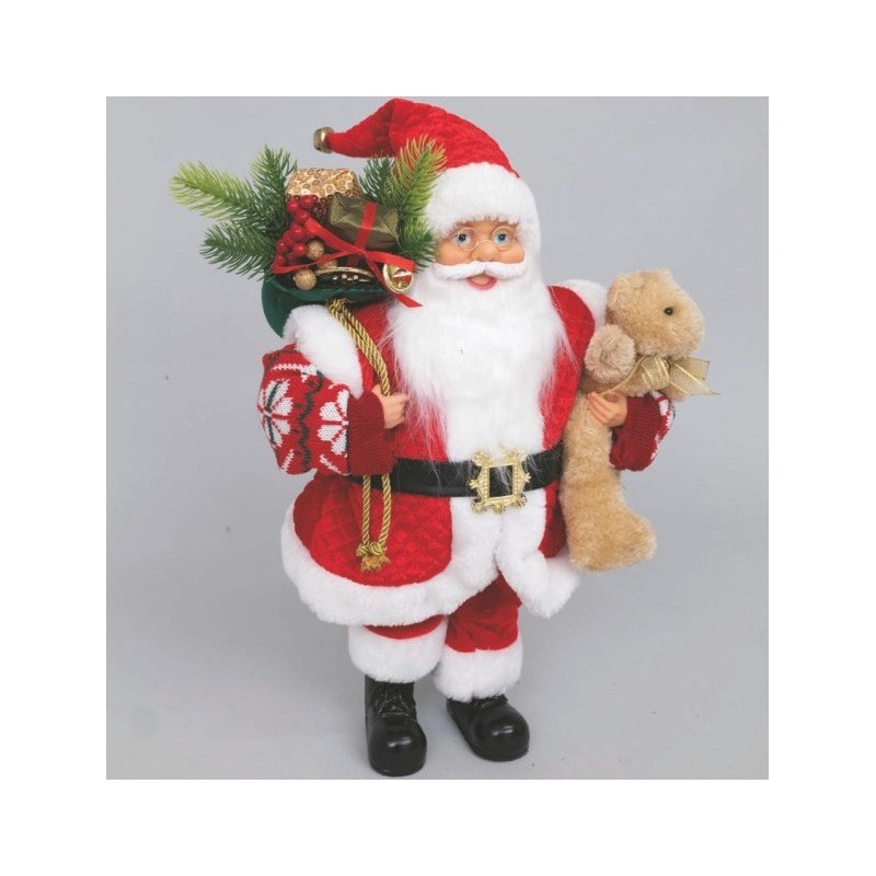 BABBO NATALE ROSSO 40cm