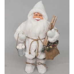 BABBO NATALE 40cm BIANCO