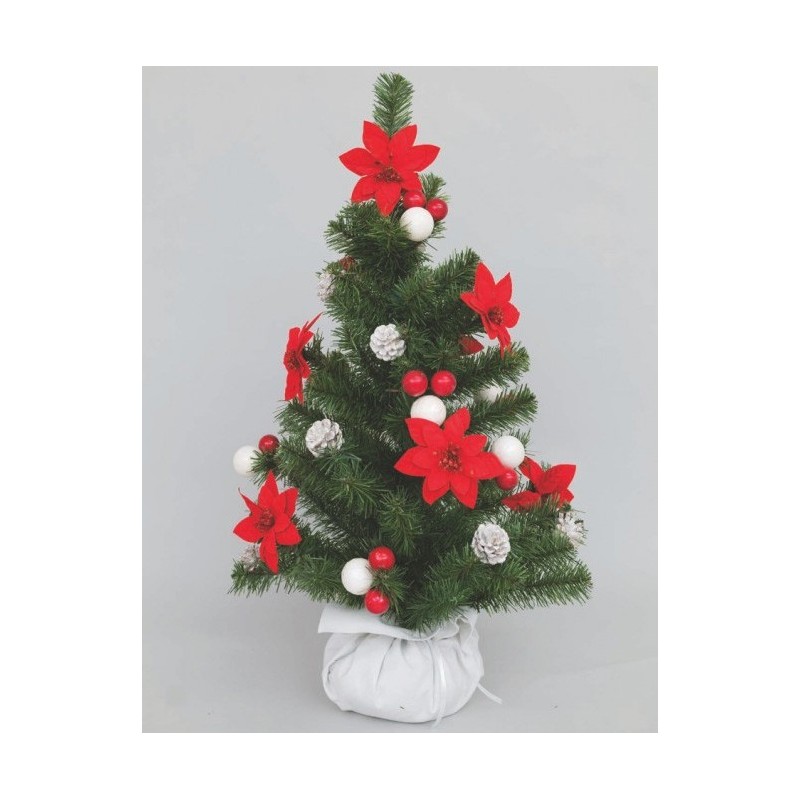 ALBERO PVC 80cm STELLE NATALE