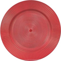 PIATTO 33cm RILIEVO ROSSO