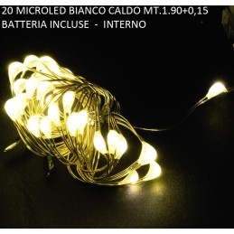 LED 20 BIANCO CALDO MT.1.9