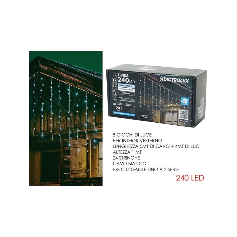 TENDA B.FREDDO 4x1m 240LED