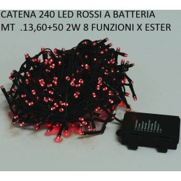 LED 240 ROSSO BATTERIA