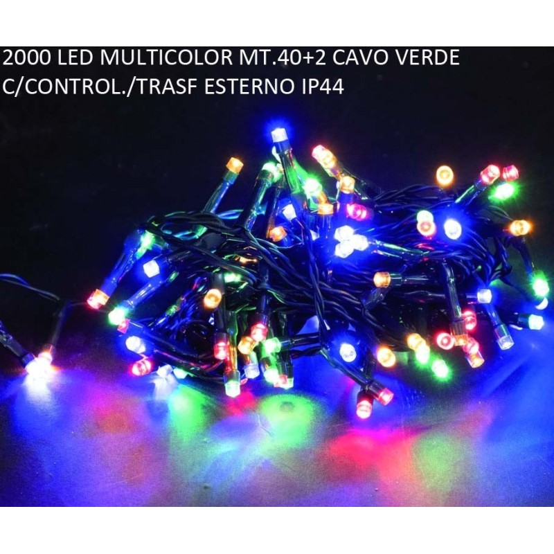 2000 LED MULTICOLOR 40+2M