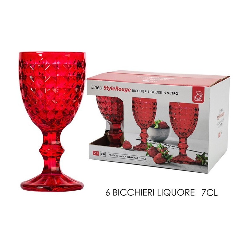 SET 6 CALICI LIQUORE 7CL GT